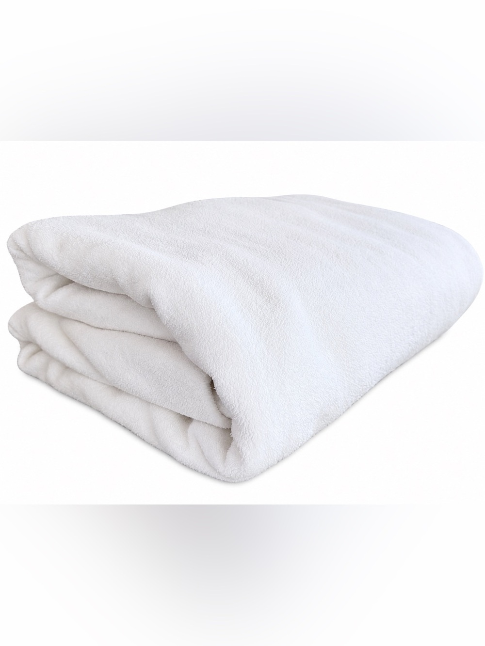 Restoration Hardware RH Cotton Blanket White Full Queen Made in Portugal